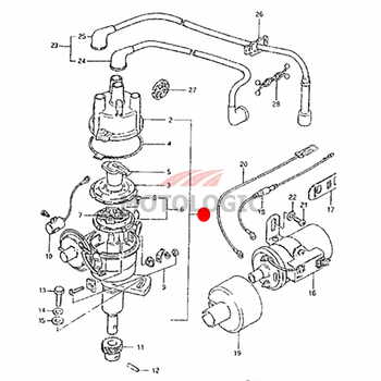 DISTRIBUTOR ASSY SUZUKI MARUTI 800 SERIES