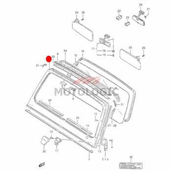 FRONT WINDOW PANEL SUZUKI SAMURAI SERIES