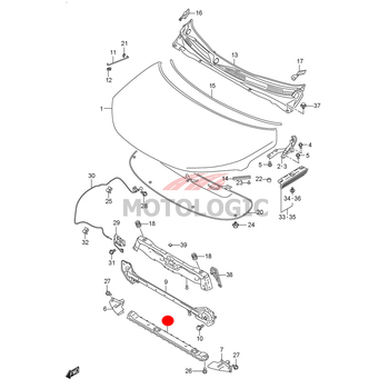 CROSSMEMBER FRONT LOWER SUZUKI IGNIS SERIES