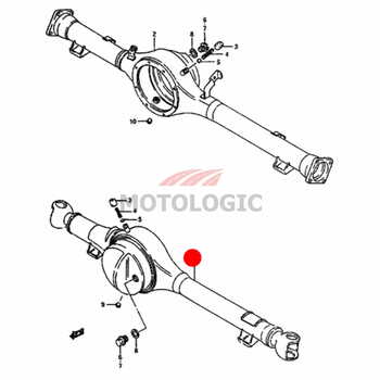 FRONT AXLE HOUSING COMPLETE REPAIR KIT SUZUKI SAMURAI SERIES