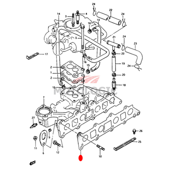 INTAKE MANIFOLD GASKET SUZUKI SAMURAI SERIES