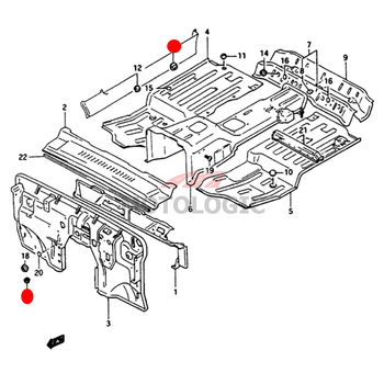 WIRE HOLE CAP SUZUKI WAGON R SERIES