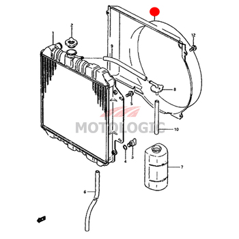 RADIATOR FAN SHROUD SUZUKI SAMURAI SERIES