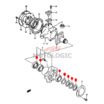 FRONT WHEEL BEARING KIT SUZUKI SAMURAI SERIES