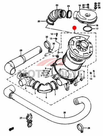 AIR CLEANER ELEMENT SUZUKI SAMURAI SERIES