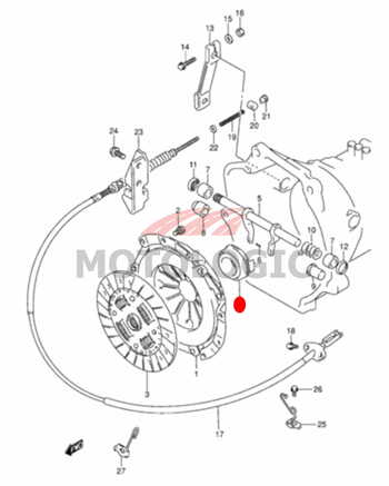 CLUTCH RELEASE BEARING SUZUKI JIMNY SERIES